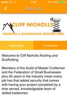 Cliff Nicholls Roofing captura de pantalla 1