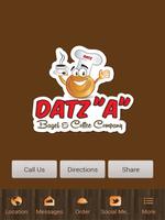 Datz A Bagel & Coffee Company plakat