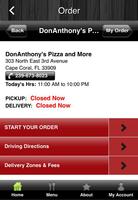 DonAnthony's Pizza and More syot layar 3