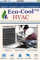 EcoCool HVAC الملصق