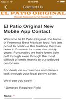 El Patio Original Dining اسکرین شاٹ 2