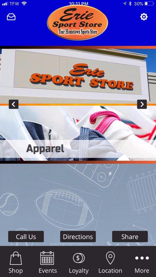 Erie Sports Store الملصق