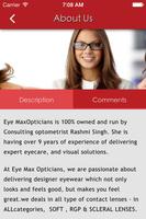 Eye max opticians Ekran Görüntüsü 1
