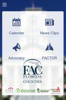 Florida Association Counties الملصق