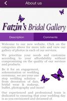 برنامه‌نما Fatzin's Bridal Gallery عکس از صفحه