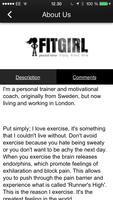 Fit Girl Personal Trainer ภาพหน้าจอ 1