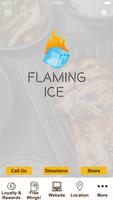 Flaming Ice Restaurant Affiche