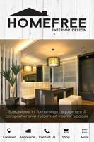 Home Free Interior Design الملصق