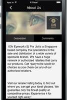 برنامه‌نما ION Eyework (S) Pte Ltd عکس از صفحه