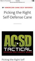 American Cane Self Defense imagem de tela 2