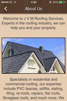 برنامه‌نما J V M Roofing Services عکس از صفحه