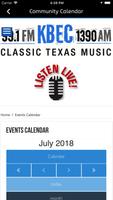 KBEC 1390/99.1 Classic Texas Music скриншот 2