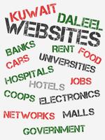 Kuwait Websites Daleel - KWD پوسٹر