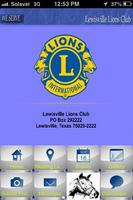 Lewisville Lions Club poster