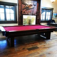 Log Pool Table Rustic Billiard screenshot 3