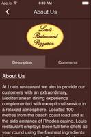 Louis Restaurant capture d'écran 1