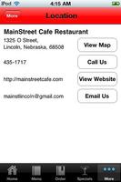 Main Street Cafe Restaurant 截图 2