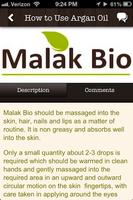 Malak Bio Argan Oils capture d'écran 2