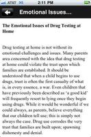Drug Test Info स्क्रीनशॉट 1