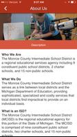 Monroe County ISD captura de pantalla 1