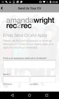 Amanda Wright Recruitment syot layar 3