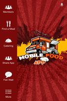 Mobile Food App Affiche