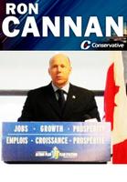 MP Ron Cannan poster