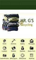Santa Fe recycles with Mr G's Affiche