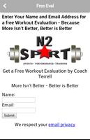 N2SPRT Sports Performance Trng screenshot 1