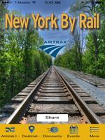 New York By Rail Affiche