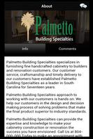 Palmetto Building Specialties скриншот 2