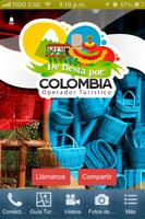 De Fiesta por Colombia Affiche