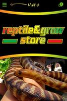 Reptile and Grow Store Affiche