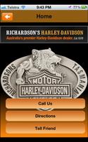 Richardsons Harley Davidson الملصق