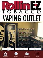 Rollin EZ Tobacco Vape Outlet Affiche