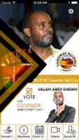 Salah for Governor Wajir County Affiche