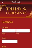 Thida Thai Restaurant تصوير الشاشة 1