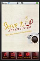 Serve it up Advertising poster