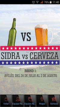 Sidra vs Cerveza poster
