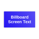 Billboard Screen Text APK