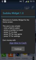Sudoku Widget for Homescreen capture d'écran 3
