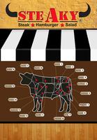 پوستر Steaky - Dubai