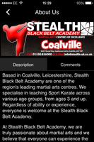 Stealth Black Belt Academy syot layar 1