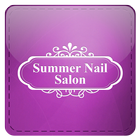 Summer nail salon icon