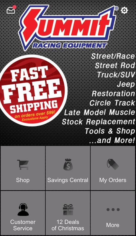 Summit racing app Use the Summit Racing app to easily search for auto parts and accessories. Shop more than million auto and stock replacement parts from your mobile device. View the sale items, connect with our social media accounts, and read articles from OnAllCylinders/5().
