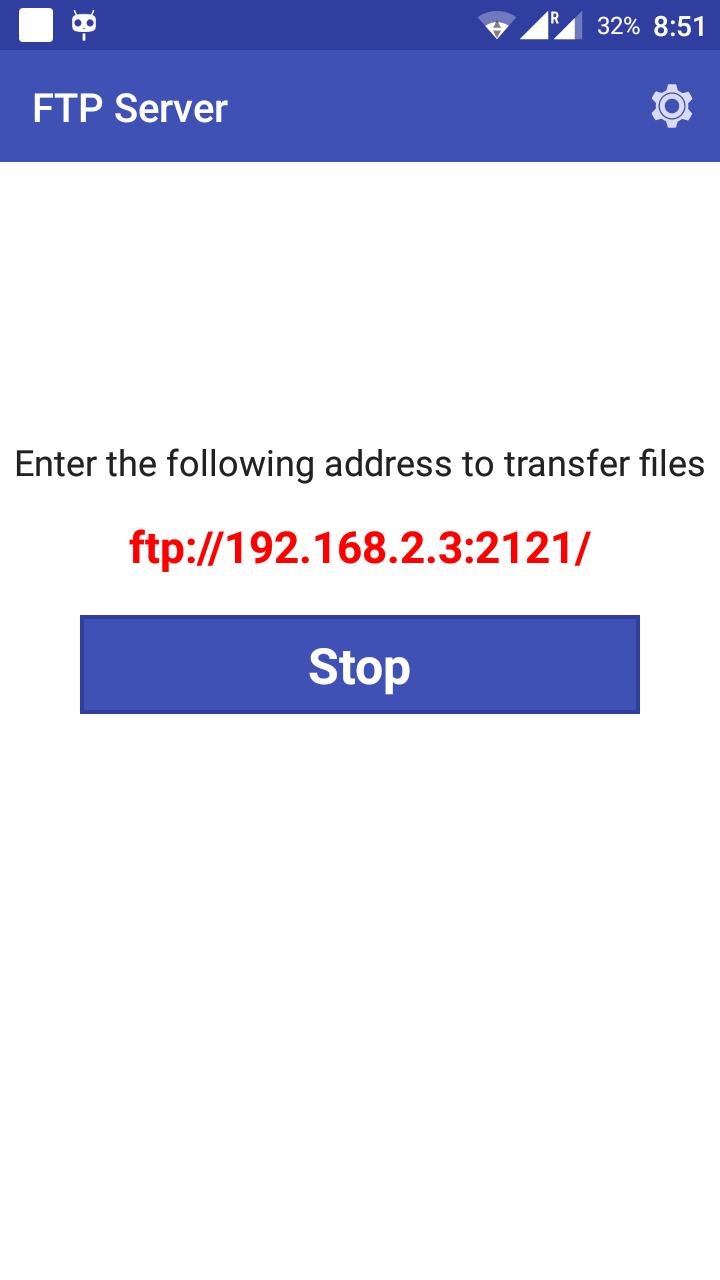 Address transfer