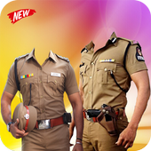 Police Dress Photo Frame আইকন