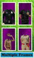 Police Dress Photo Frame تصوير الشاشة 3