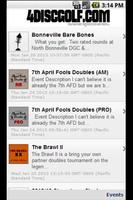 4DiscGolf RSS Feed Poster