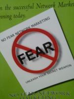 No Fear Network Marketing poster